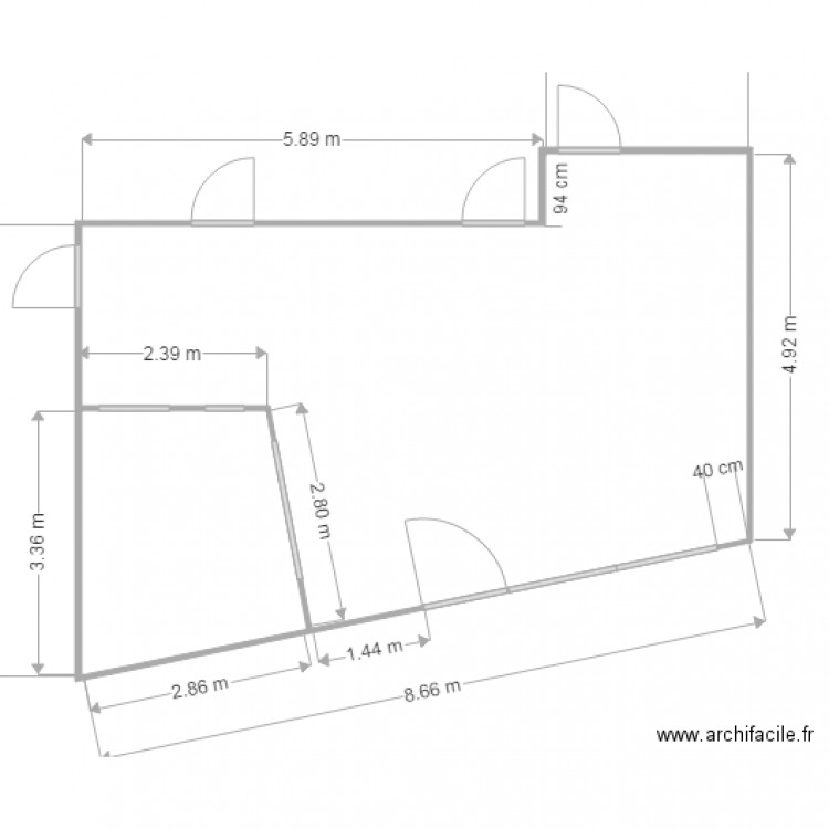 Show room isokal. Plan de 0 pièce et 0 m2