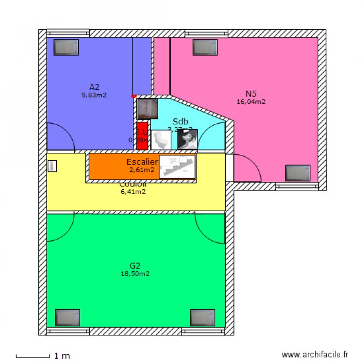 St Eloi Etage AM5. Plan de 0 pièce et 0 m2