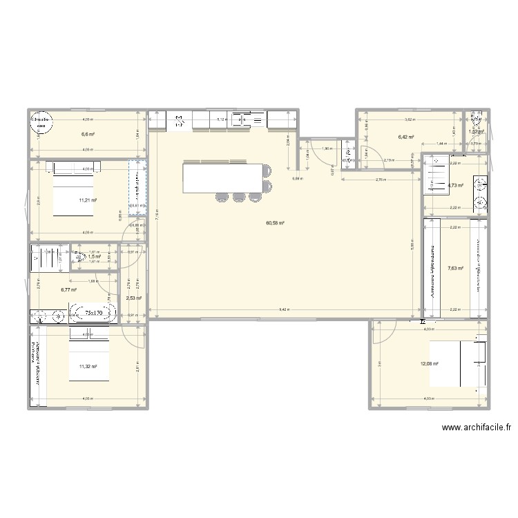 Romain maison 2. Plan de 0 pièce et 0 m2
