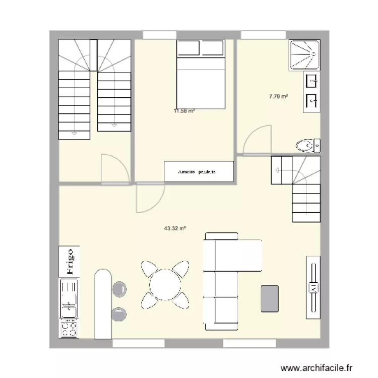 boulangerie R 2. Plan de 