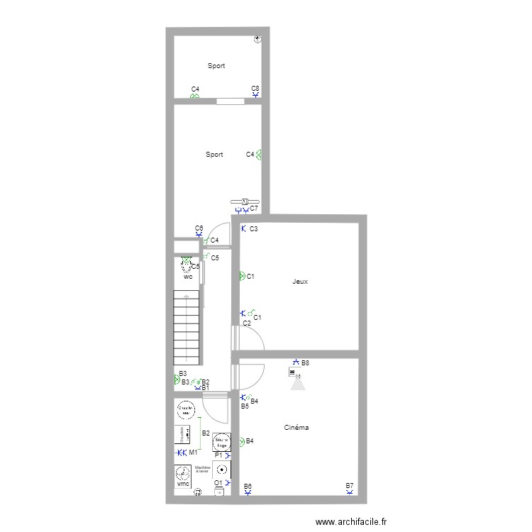 DENIS cave. Plan de 0 pièce et 0 m2