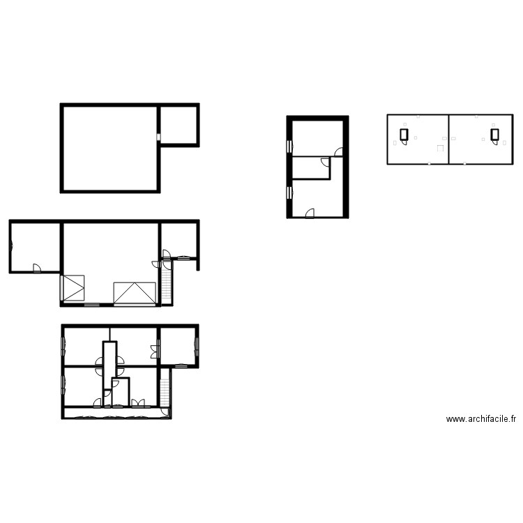 plan. Plan de 20 pièces et 373 m2