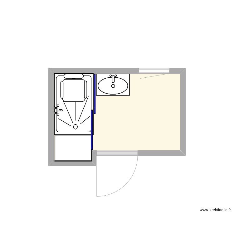 Bikindou_douche. Plan de 0 pièce et 0 m2