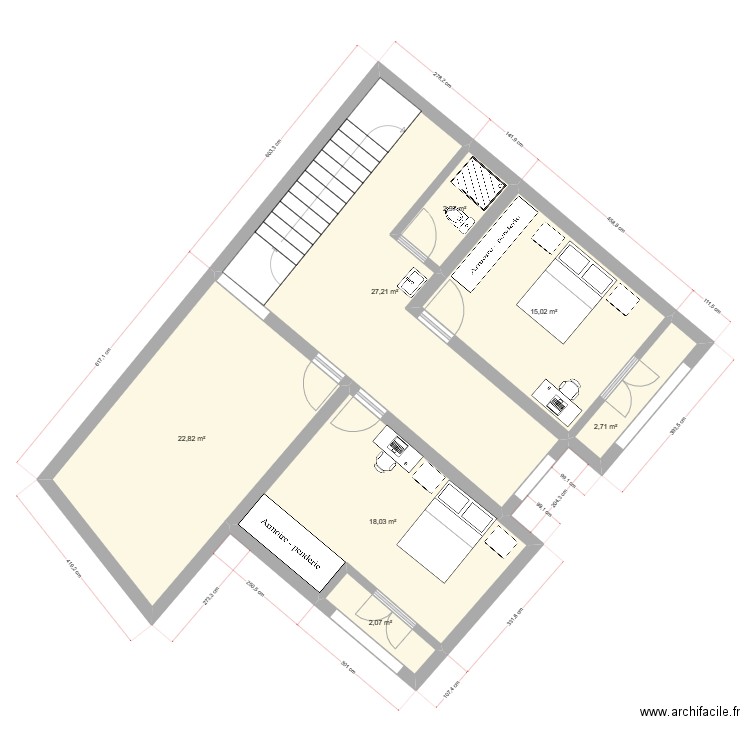 2etage. Plan de 0 pièce et 0 m2