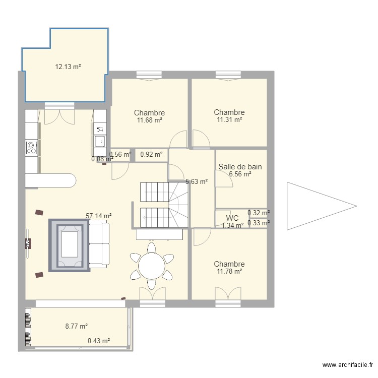 venelles 1975 cuisine Ouest agrnd  F. Plan de 0 pièce et 0 m2