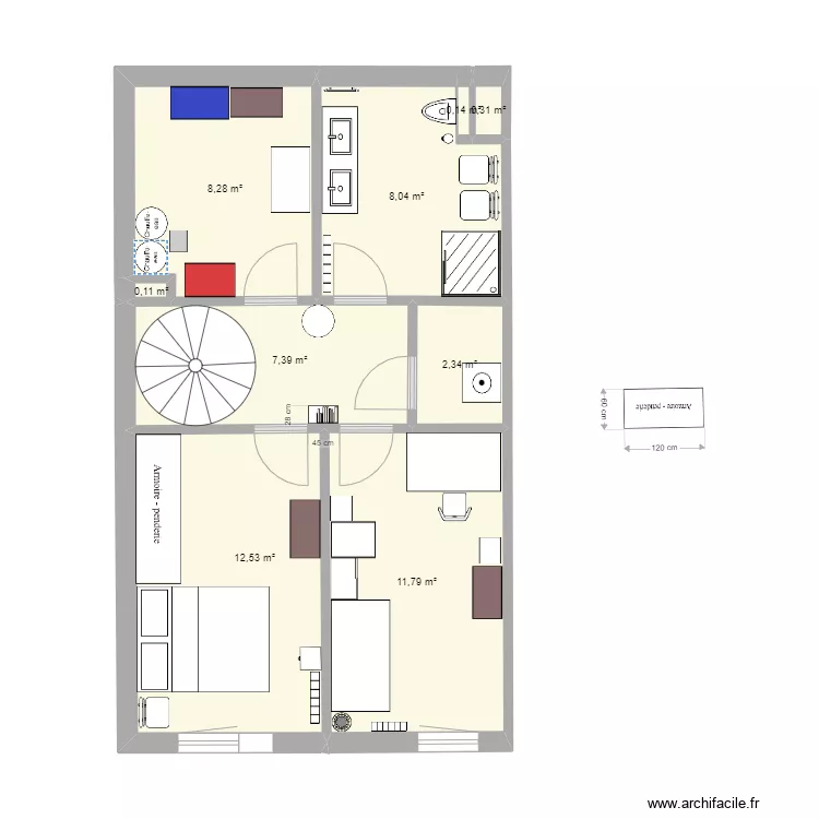 -1 Appartement Huy. Plan de -1 Appartement Huy. Plan de