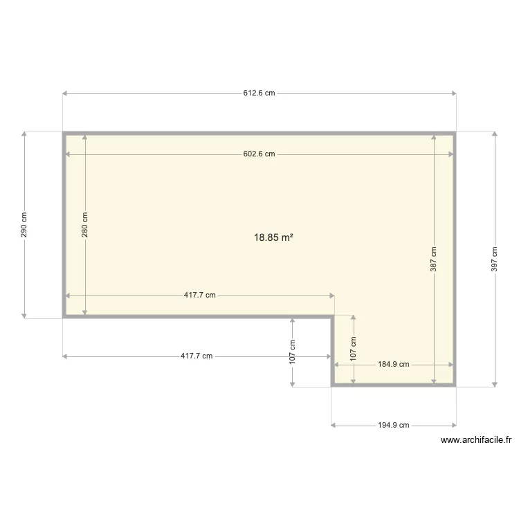 surface abri. Plan de surface abri. Plan de