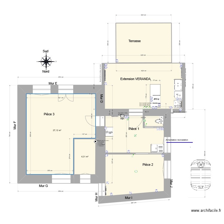 2022 05 18 Electricité. Plan de 6 pièces et 91 m2