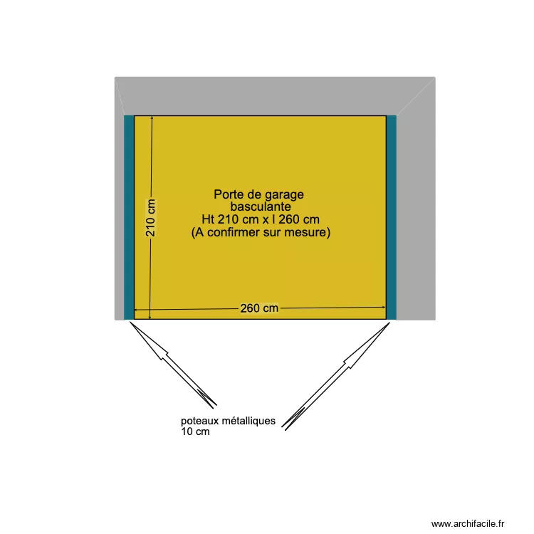 porte garage MARCELO 04 2023. Plan de 