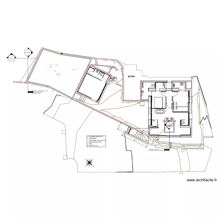 R&M - Plan Electrique Ext. RDJ. Plan de 