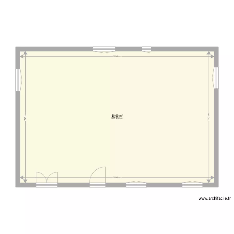 Maison Lafare Amo . Plan de 