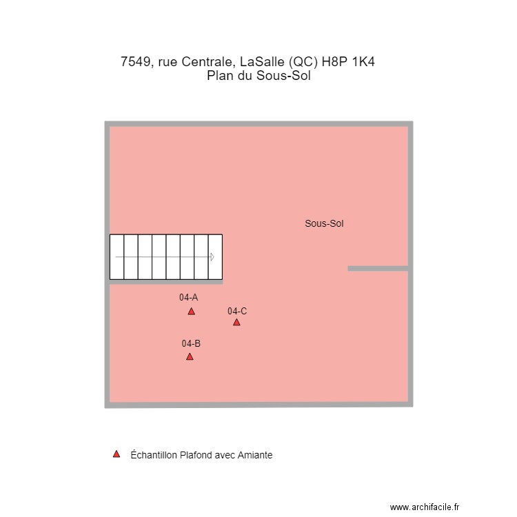 SOUS SOL. Plan de 0 pièce et 0 m2