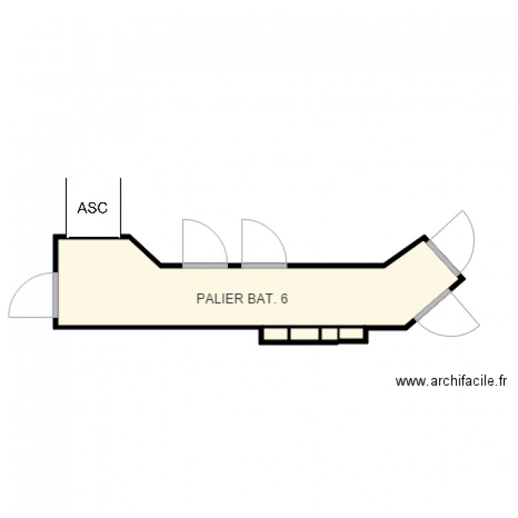 PALIER BAT 6 NOGENT. Plan de 0 pièce et 0 m2