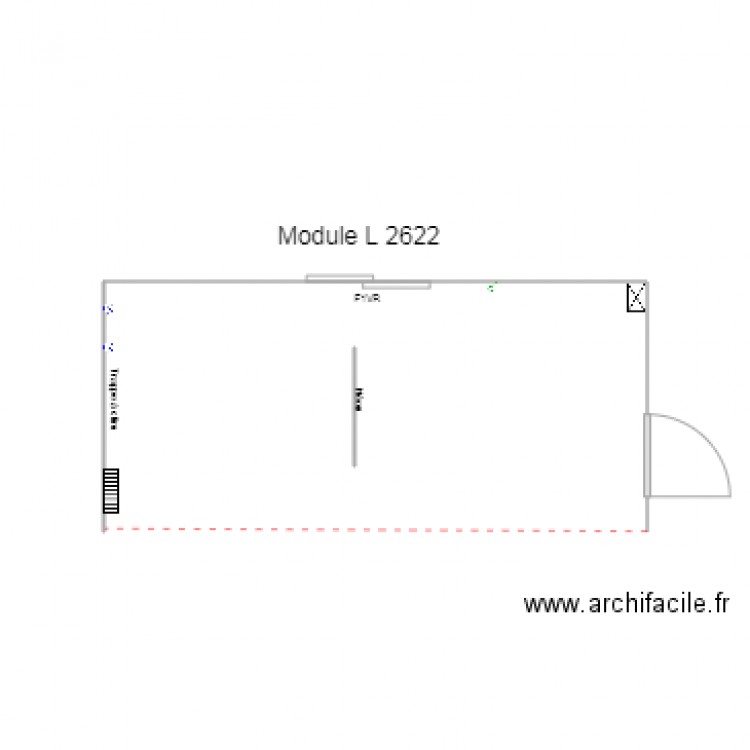 Module L 2622. Plan de 0 pièce et 0 m2