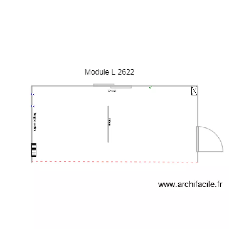 Module L 2622. Plan de 