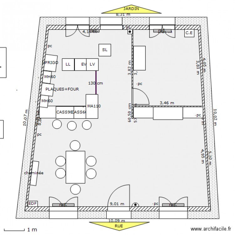 GAMB FUTUR MOD. Plan de 0 pièce et 0 m2