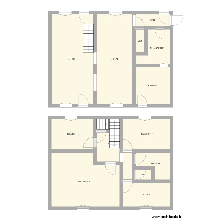 BOUTARD. Plan de 0 pièce et 0 m2