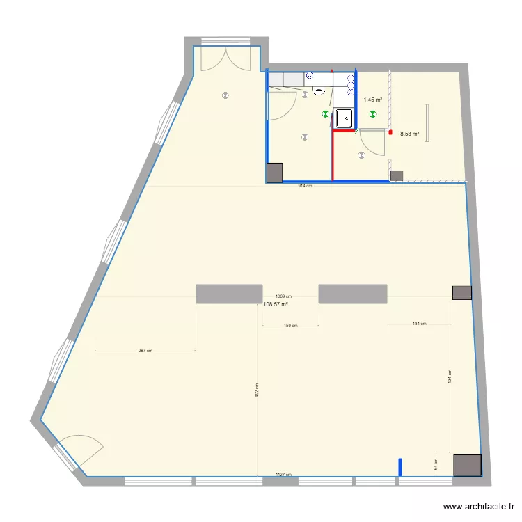 Am&eacute;nagement Mulhouse. Plan de 