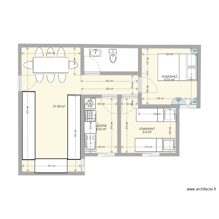 Plan appartement BZ. Plan de 0 pièce et 0 m2