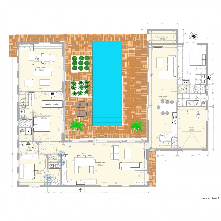 MAISON FOURASSE. Plan de 0 pièce et 0 m2