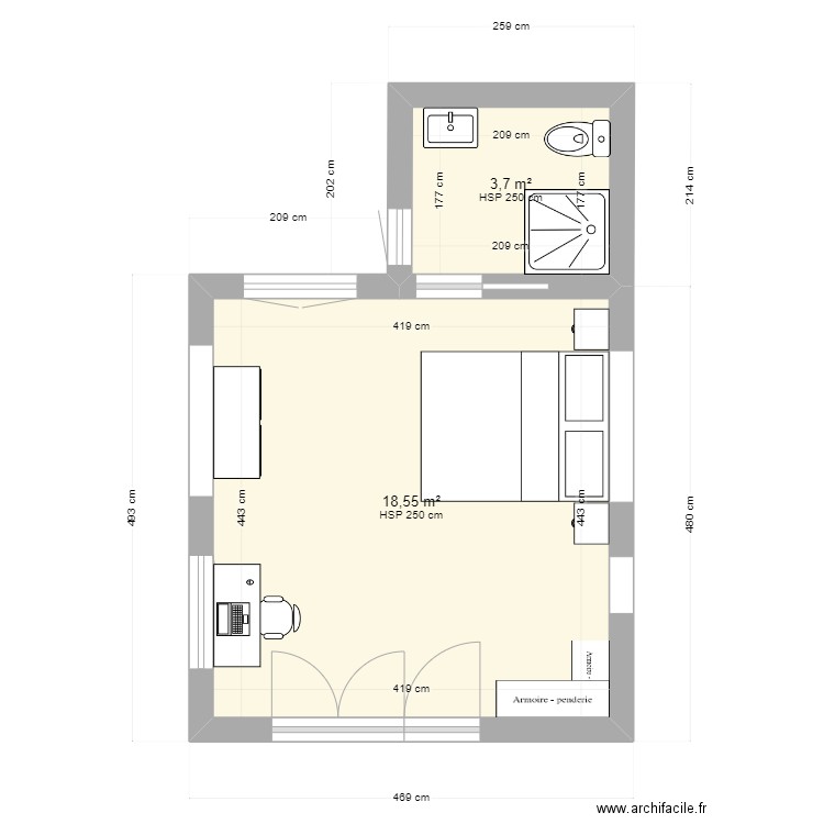 ATELIER NICK. Plan de 0 pièce et 0 m2