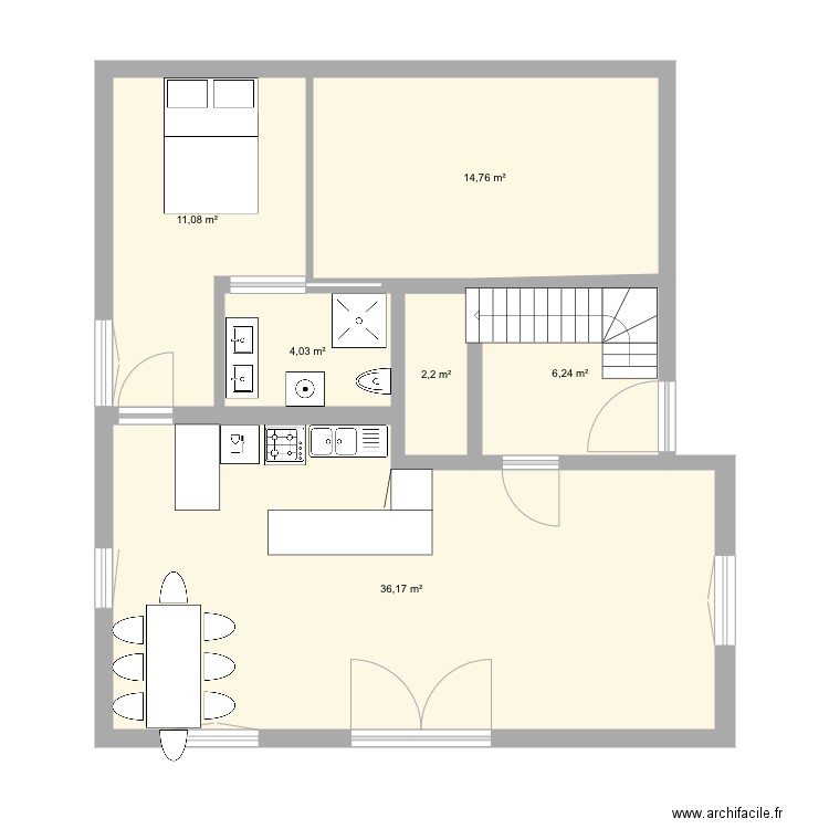 Chalet 2. Plan de 0 pièce et 0 m2