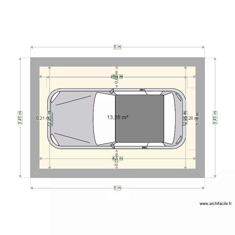 Garage 2. Plan de 