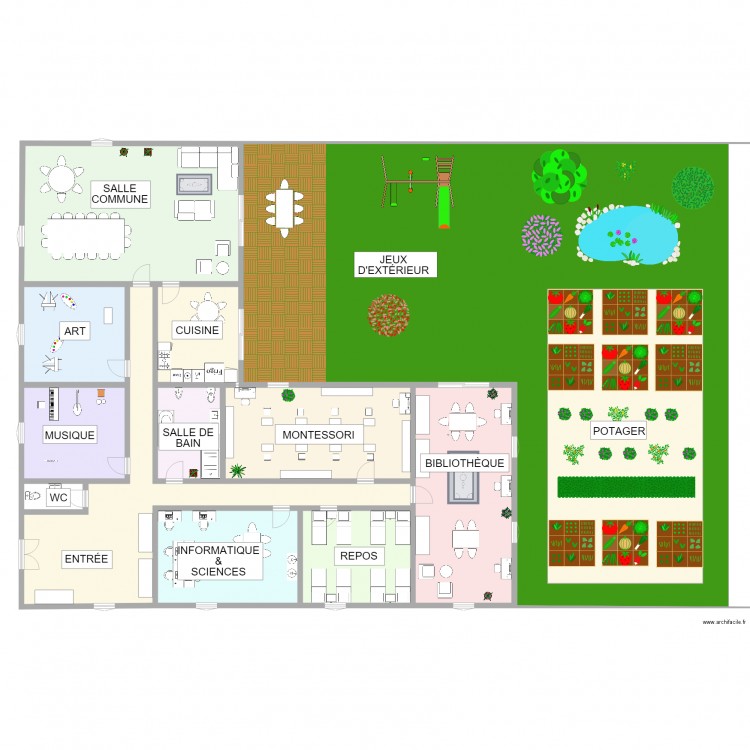 Ecole Sudbury de Bordeaux 20171024. Plan de 0 pièce et 0 m2