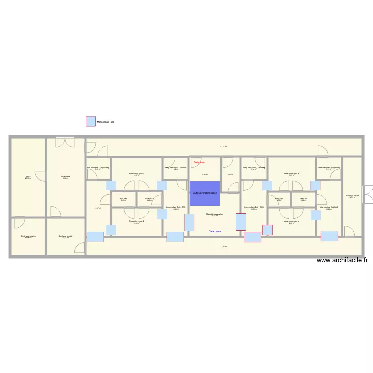 Production V01B. Plan de 