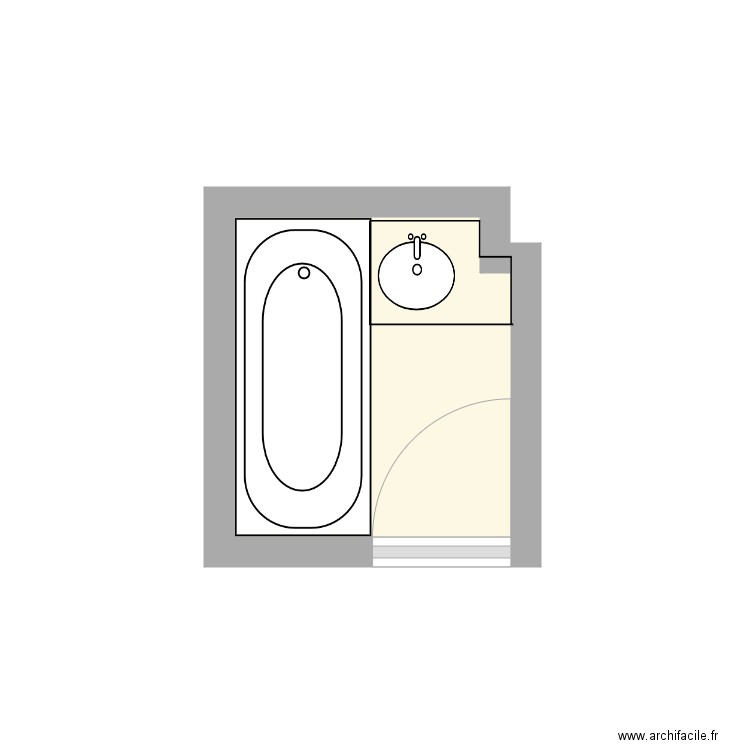 sdb martegaux. Plan de 0 pièce et 0 m2