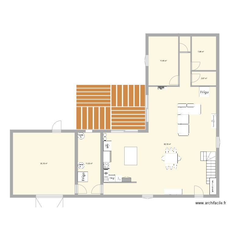 nico 5. Plan de 12 pièces et 193 m2