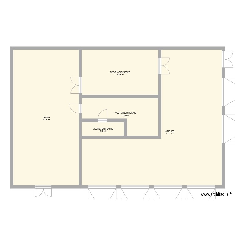 GARAGE NORAUTO. Plan de 0 pièce et 0 m2