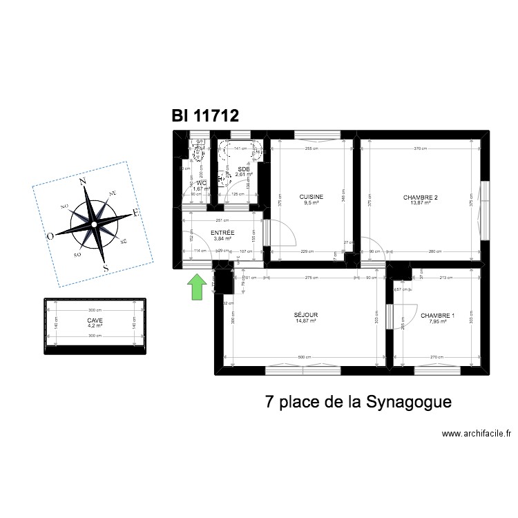 BI 11712. Plan de 0 pièce et 0 m2