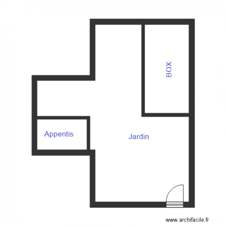 SIROUX JARDIN. Plan de 0 pièce et 0 m2