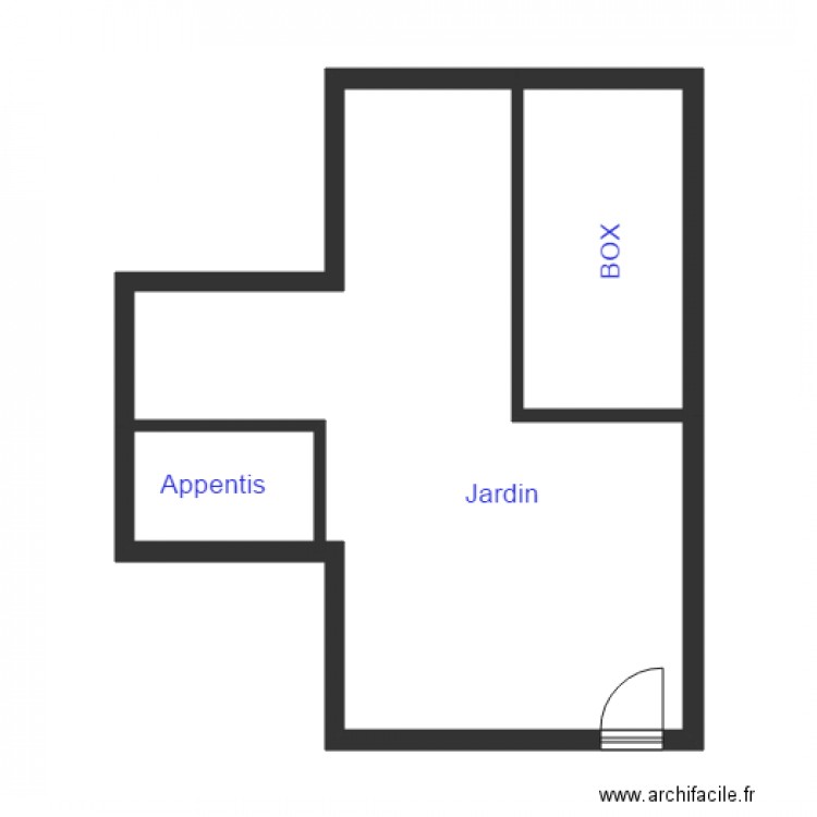 SIROUX JARDIN. Plan de 0 pièce et 0 m2