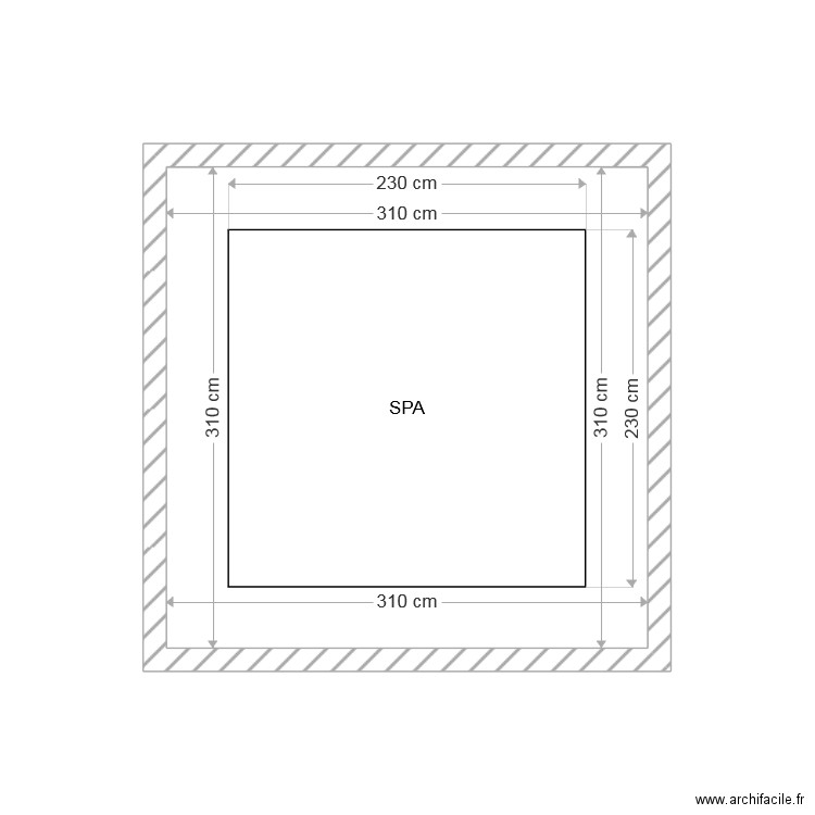 SPA. Plan de 0 pièce et 0 m2