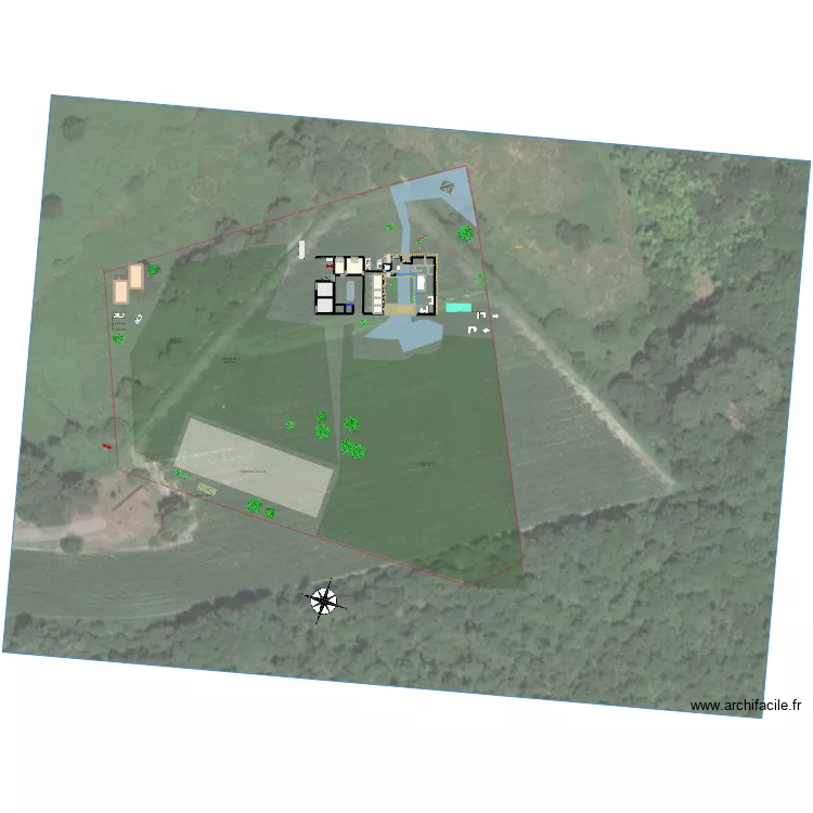 TUQU&Eacute;OU 5. Plan de 