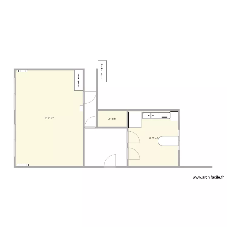 Appartement Craponne. Plan de 