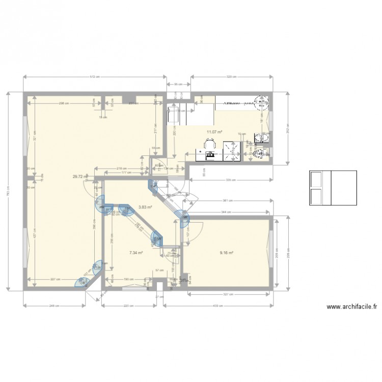 OLIVIA PLAN PROJETE 3. Plan de 0 pièce et 0 m2