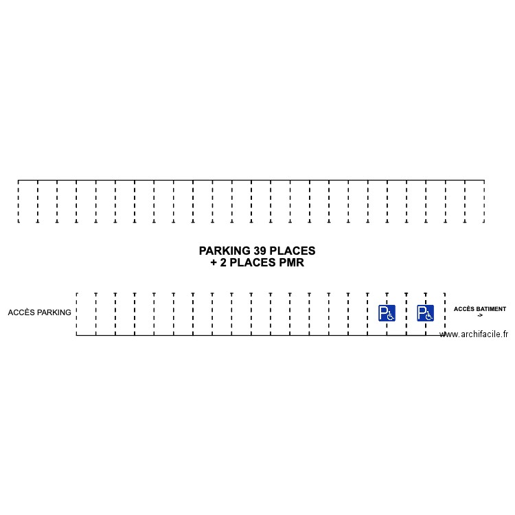 AIRMILTS PARKING. Plan de 0 pièce et 0 m2