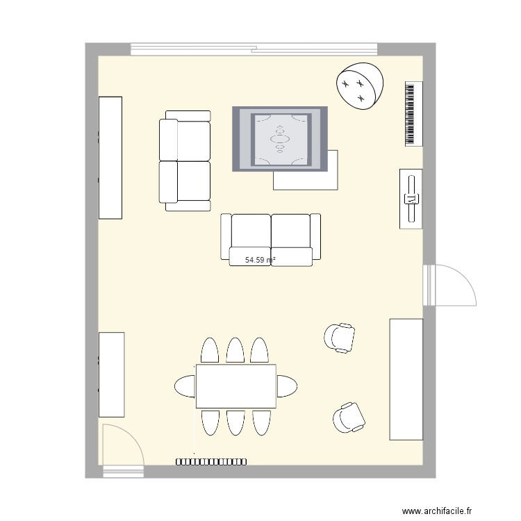 Salon . Plan de 0 pièce et 0 m2