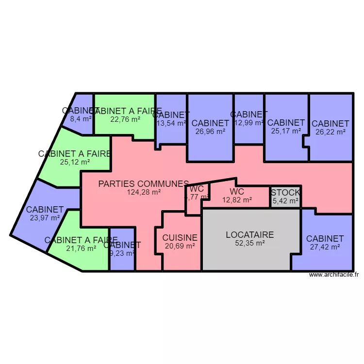MAISON MEDICALE DE L'ANGE GARDIEN. Plan de 