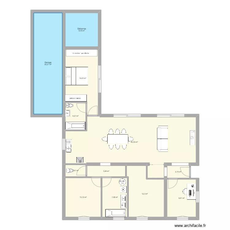 Maison V03 - projet 1. Plan de Maison V03 - projet 1. Plan de