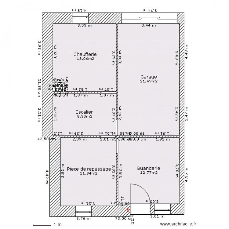 Sous Sol. Plan de 0 pièce et 0 m2