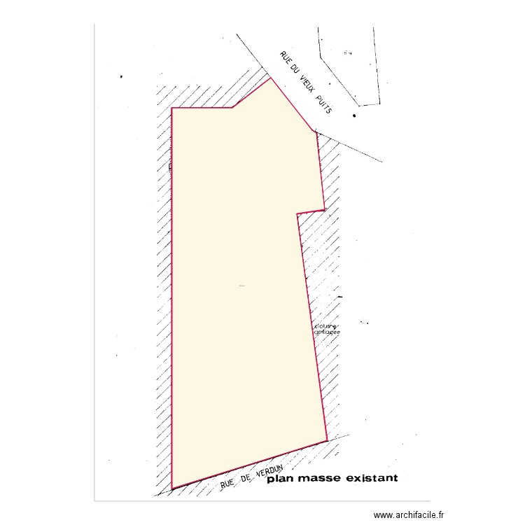 surafce  terrain. Plan de 0 pièce et 0 m2