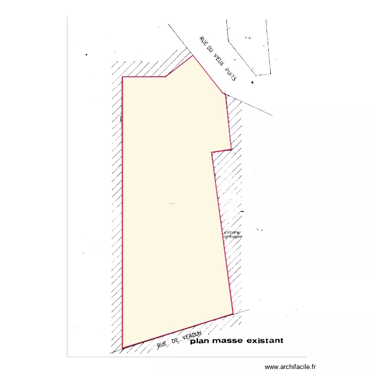 surafce terrain. Plan de surafce terrain. Plan de