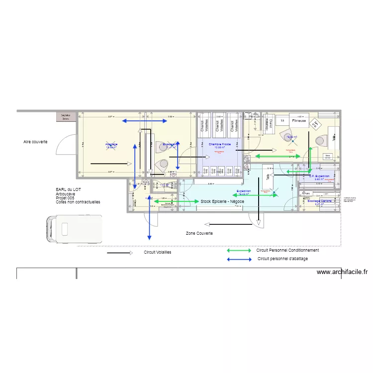 EARL du Lot 005. Plan de EARL du Lot 005. Plan de