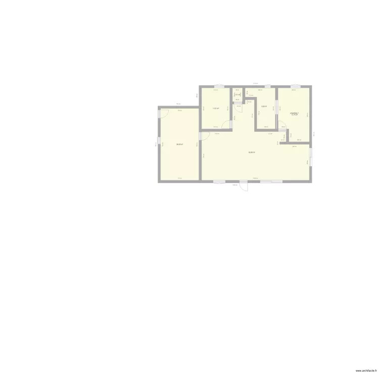 maison 4 fini. Plan de 