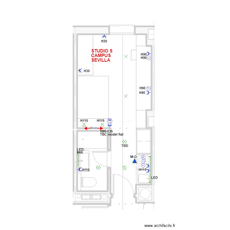 SEVILLE Campus Electricity. Plan de 0 pièce et 0 m2