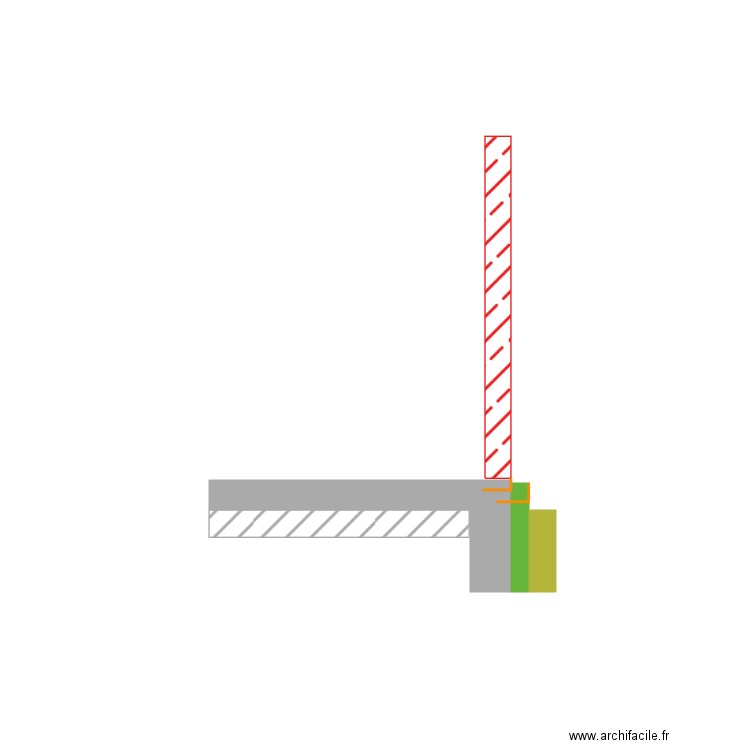 détail porte de garage 2. Plan de 0 pièce et 0 m2